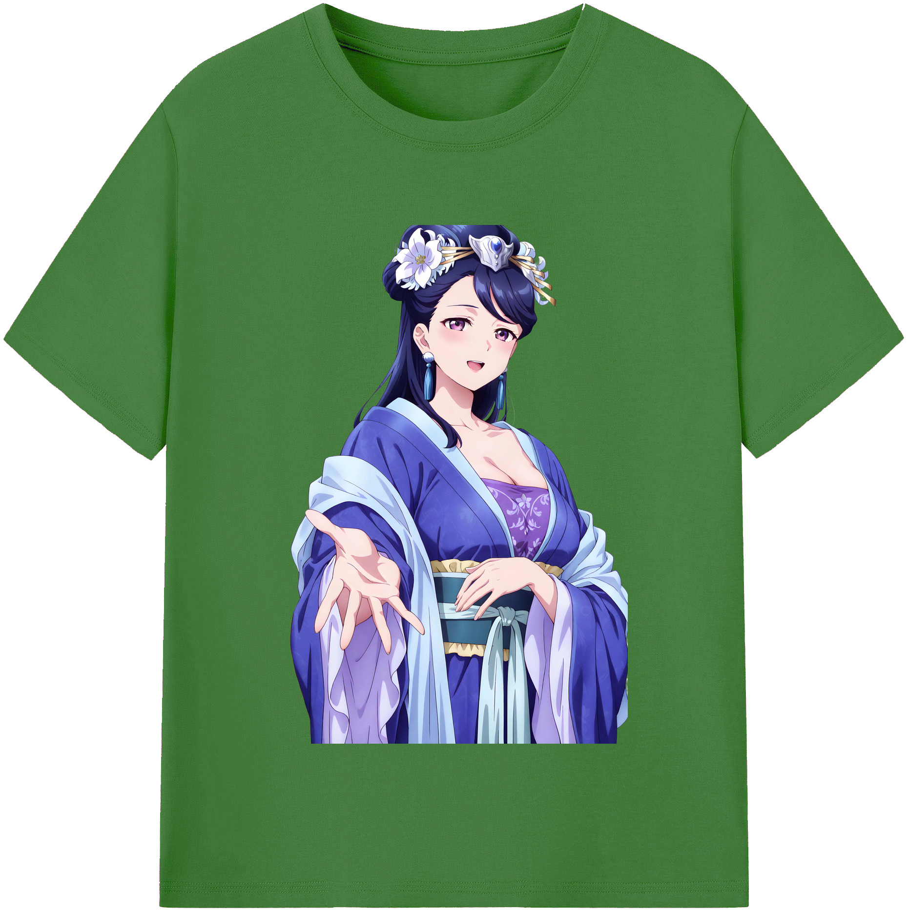 （画像用） 薬屋のひとりごと The Apothecary Diaries レディースカジュアルプリントTシャツ（綿100％）